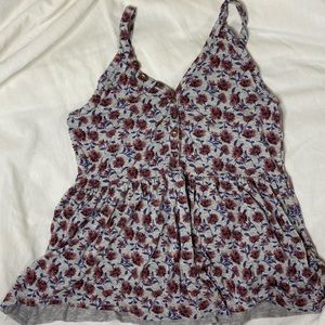 ABERCROMBIE TANK/BABYDOLL TOP